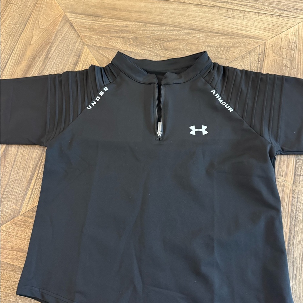 Under Armour Black Half-Zip Top